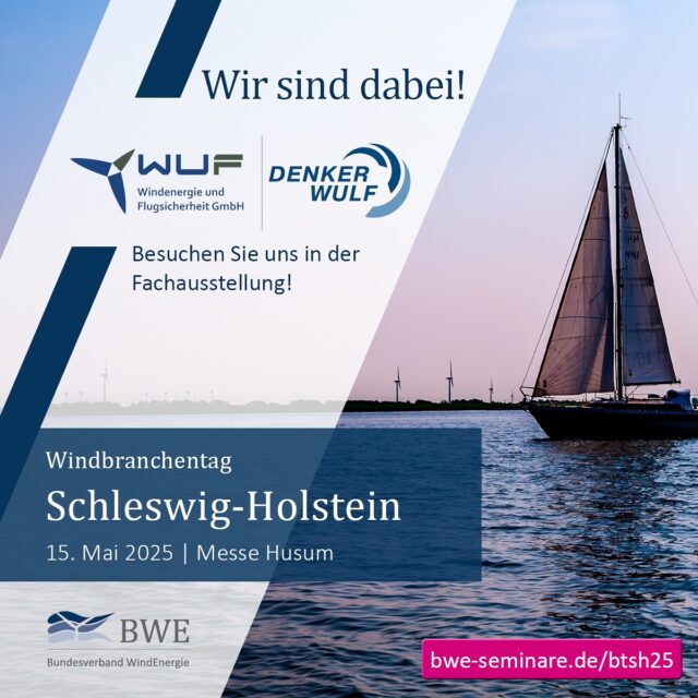 Wir sind dabei! 
Auch in diesem Jahr findet ihr uns auf dem Windbranchentag Schleswig-Holstein in Husum. 

🗓️ Wann: 15.05.25
📍 Wo: Messe Husum

Wir freuen uns auf spannende Gespräche und neue Impulse!

#windbranchentagsh #wufgmbh #messehusum #derletztemachtdaslichtaus #windenergie #flugsicherheit