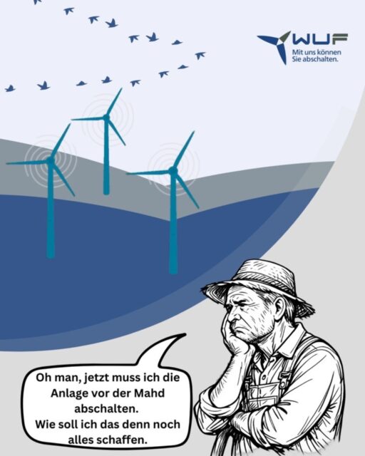 𝗠𝗶𝘁 𝗱𝗲𝗺 𝗠𝗼𝘄𝗠𝗮𝗻𝗮𝗴𝗲𝗿 𝘀𝗶𝗰𝗵𝗲𝗿 𝗱𝘂𝗿𝗰𝗵 𝗠𝗮𝗵𝗱𝘀𝗮𝗶𝘀𝗼𝗻
Die Mahdabschaltung ist eine staatliche Auflage, die in der immissionsschutzrechtlichen Genehmigung für Windenergieanlagen (WEA) festgeschrieben ist und enthält verschiedene Bedingungen, um den Vogelschutz zu gewährleisten.
Bei landwirtschaftlichen Arbeiten wie Mähen, Eggen oder Pflügen steigt das Kollisionsrisiko gefährdeter Arten durch die drehenden Rotoren. Deshalb werden betroffene Anlagen für einen definierten Zeitraum vor, während und nach dem Mahdereignis temporär abgeschaltet.
Du benötigst noch ein zuverlässiges System für die Mahdabschaltung?
Schick uns gern eine Anfrage.↴
#MowManager #Windenergie #Mahdabschaltung